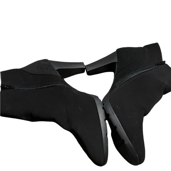 London dog Elegant Black Women's Ankle Boots size 11 never worn see pics - Picture 2 of 4